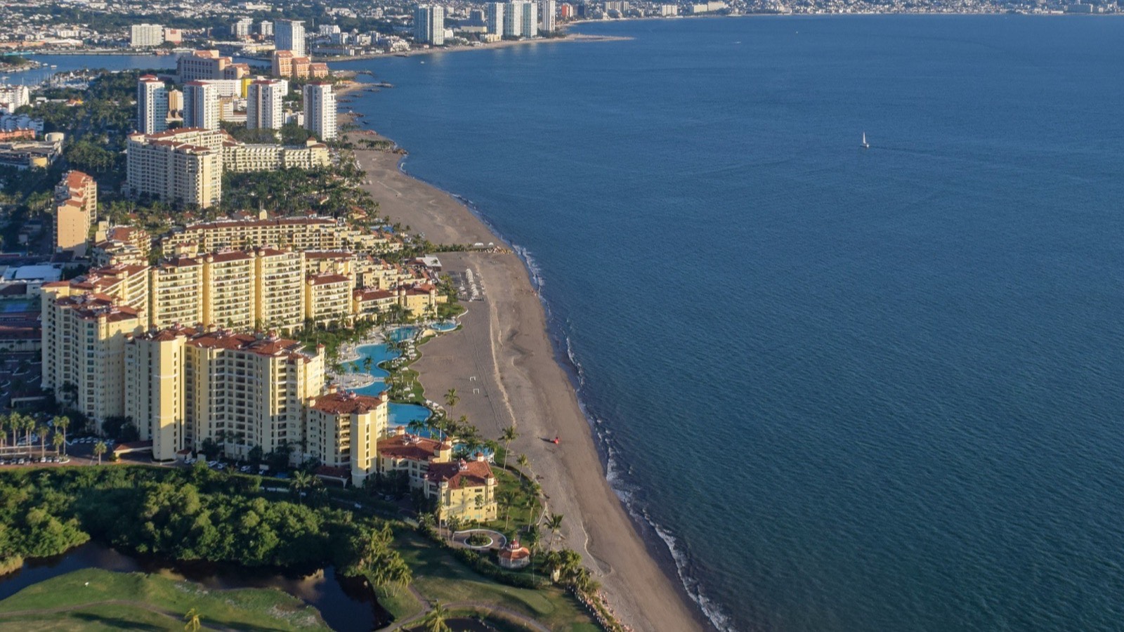Vista aérea de Puerto Vallarta