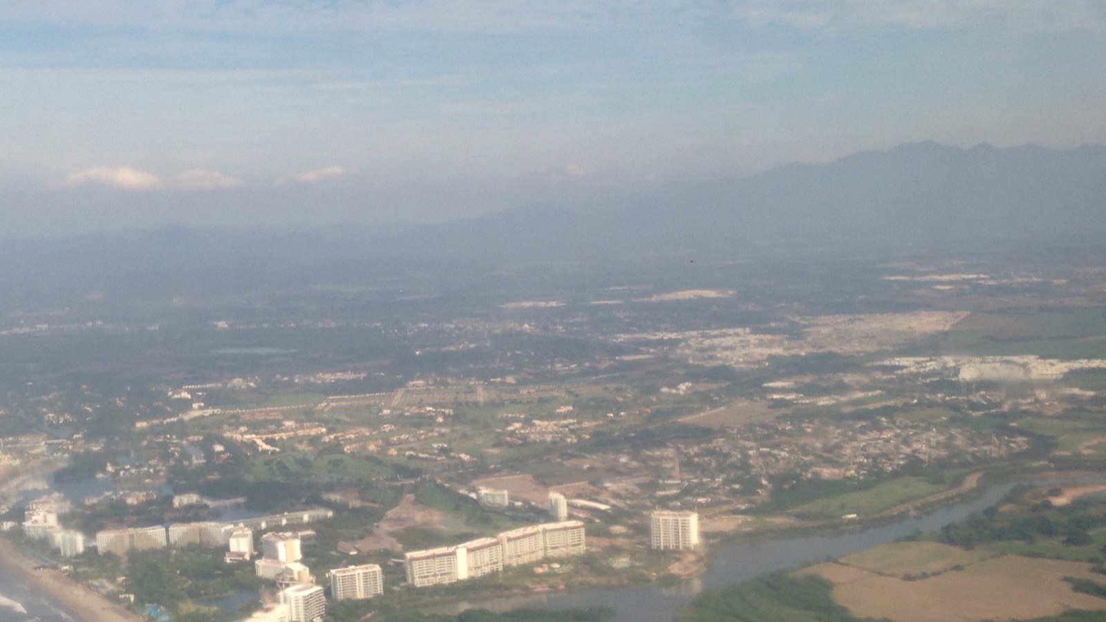 Aerial view of Puerto Vallarta